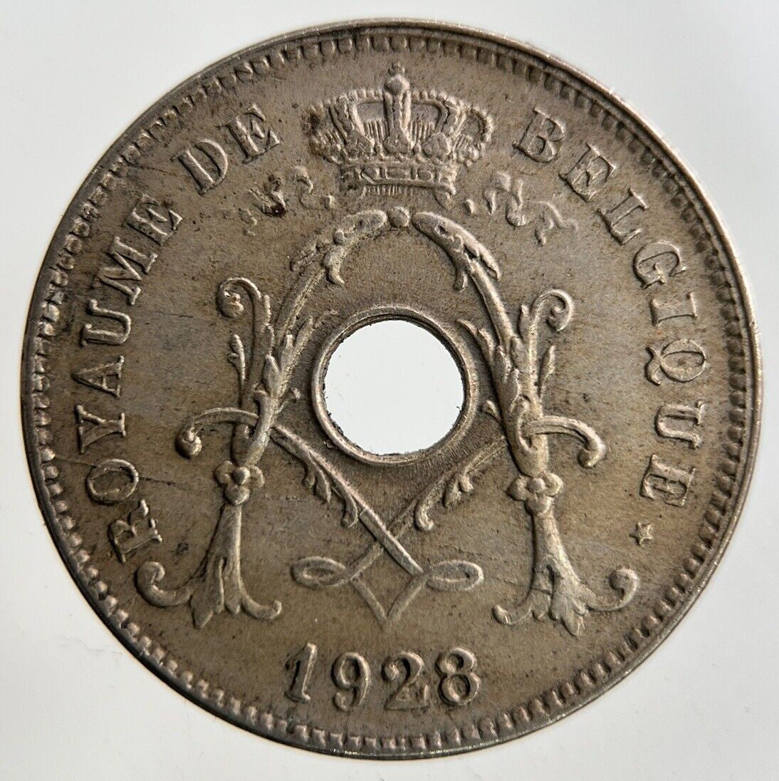 1928 Belgium 10 Centimes Coin | Fine Collectable Grade