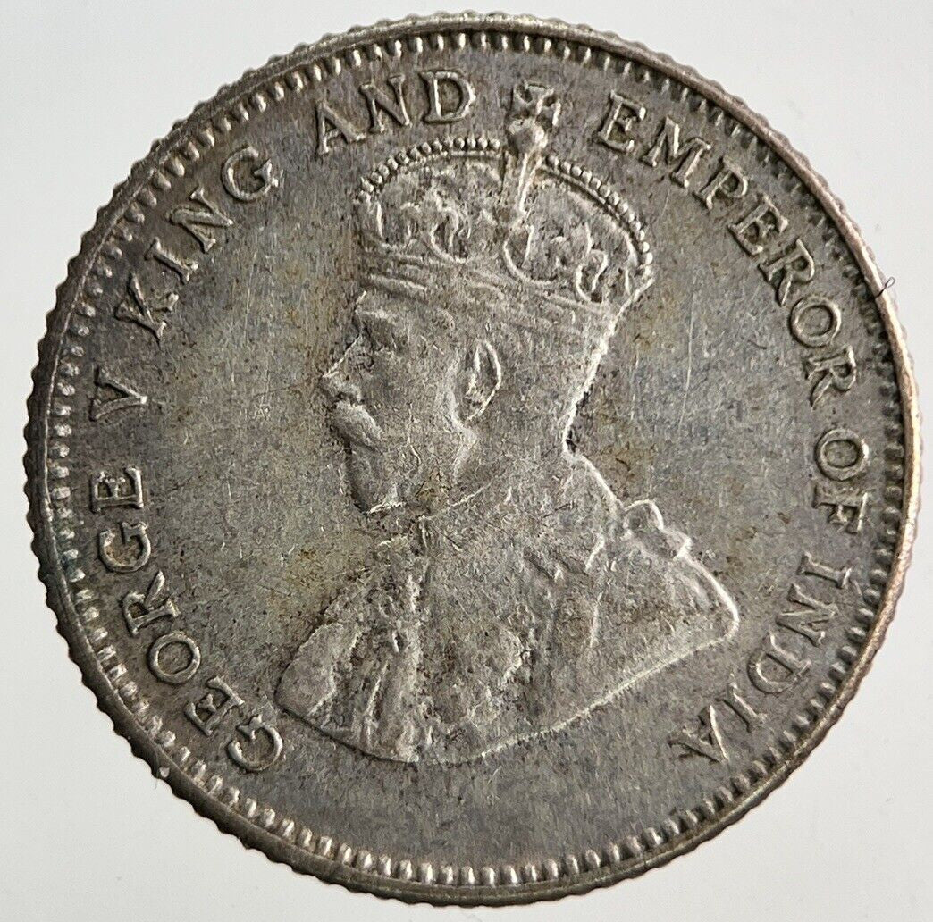 1927 Straits Settlements 10 Cents Silver Coin | Fine Collectable Grade