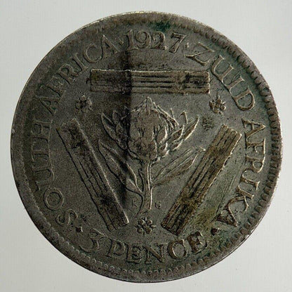 1927 South Africa Threepence Silver Coin | Collectable Grade