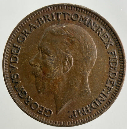 1928 George V Farthing Coin | Fine Collectable Grade