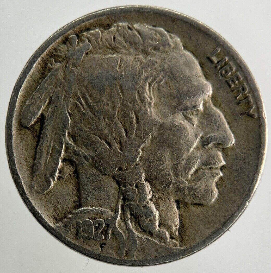 1927 US USA Buffalo Nickel Coin | Fine Collectable Grade