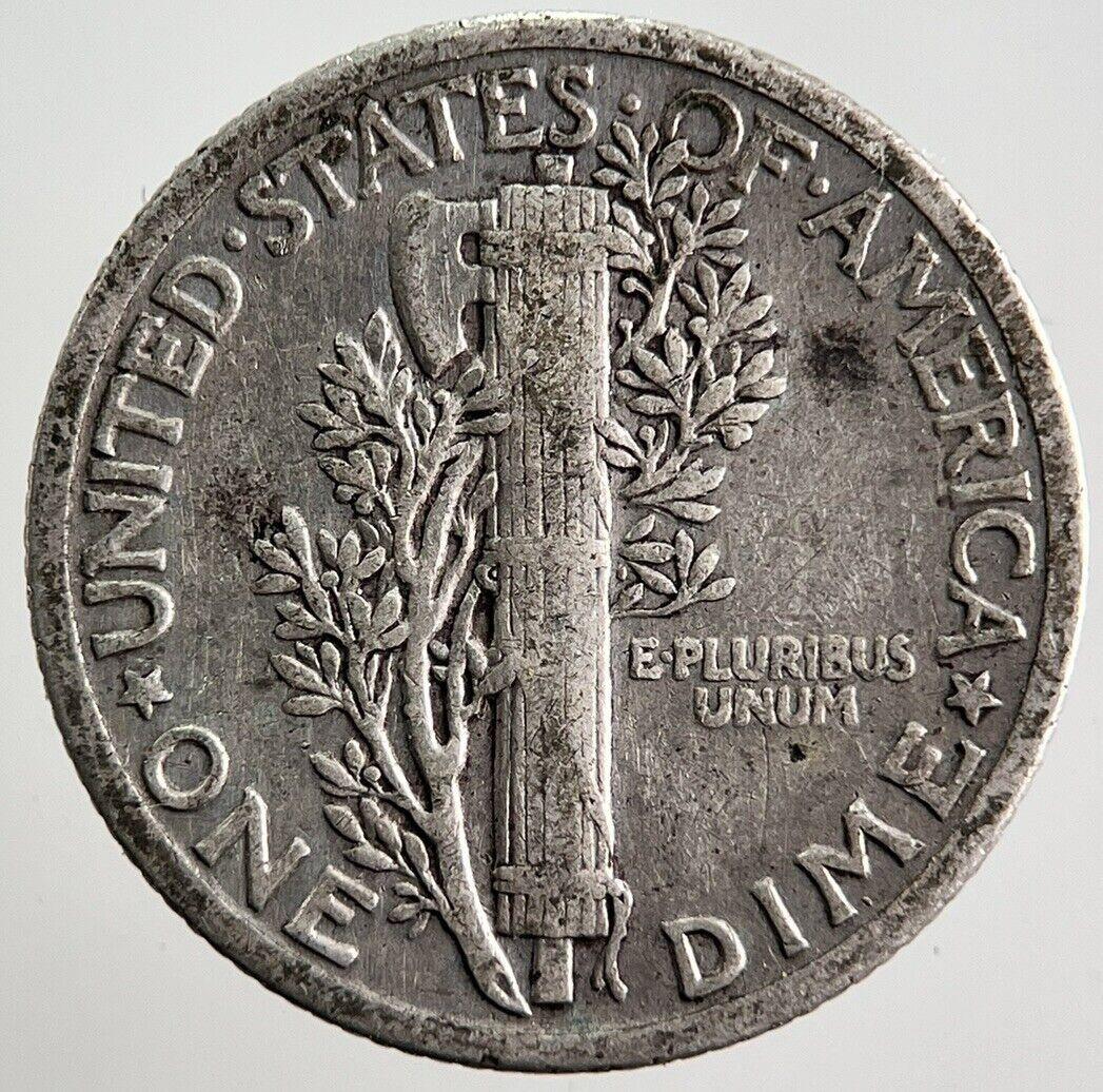 1927 US USA Mercury Dime Silver Coin | Fine Collectable Grade
