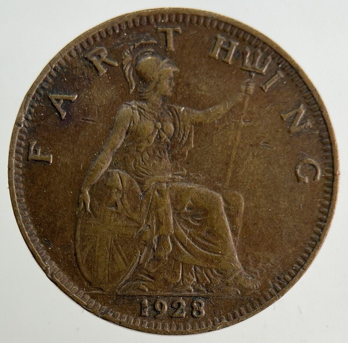 1928 George V Farthing Coin | Fine Collectable Grade