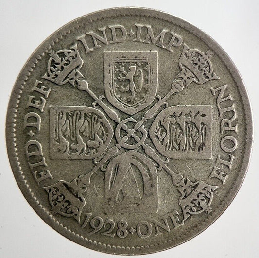1928 George V Florin Silver Coin | Fine Collectable Grade