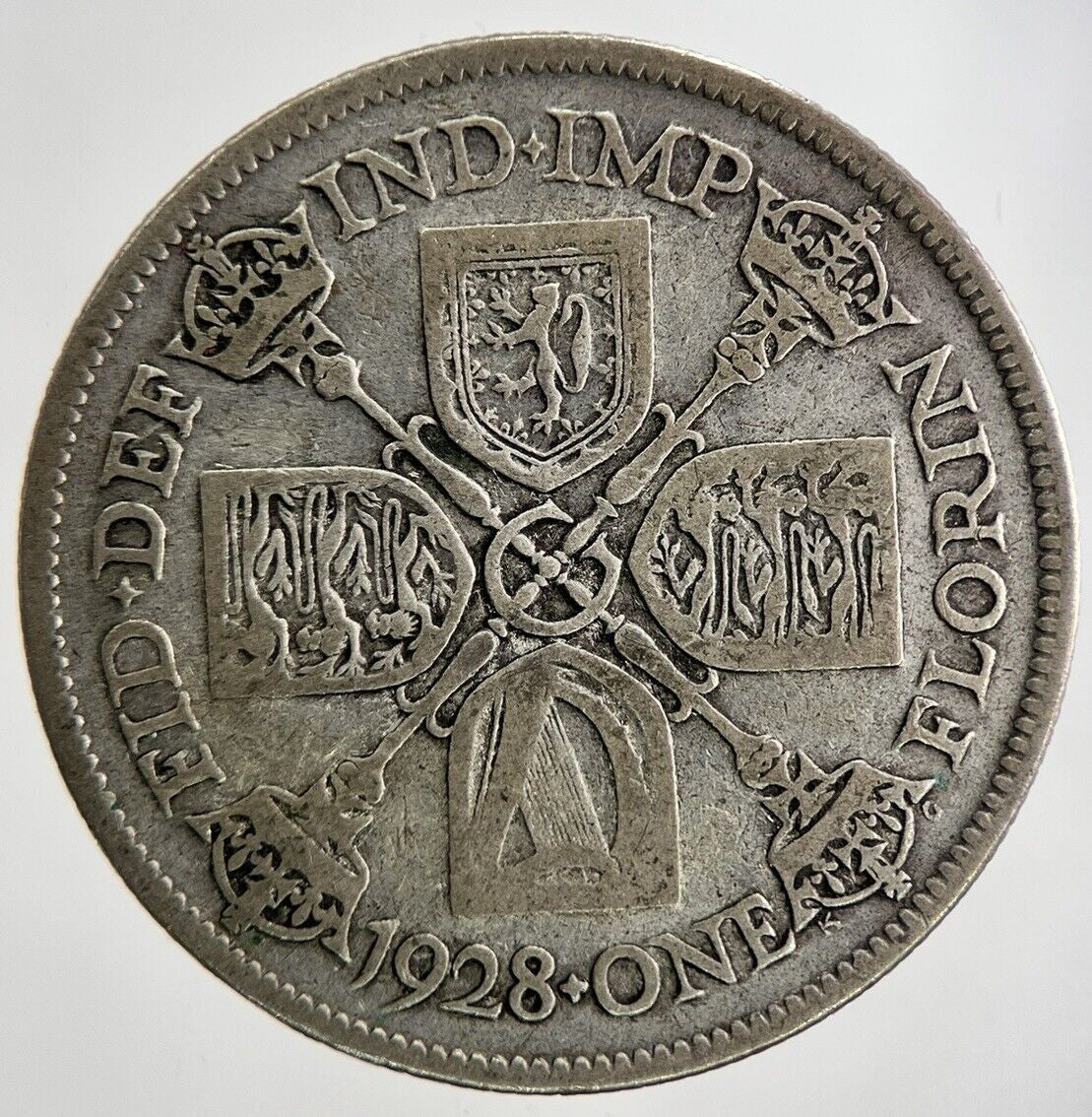 1928 George V Florin Silver Coin | Fine Collectable Grade
