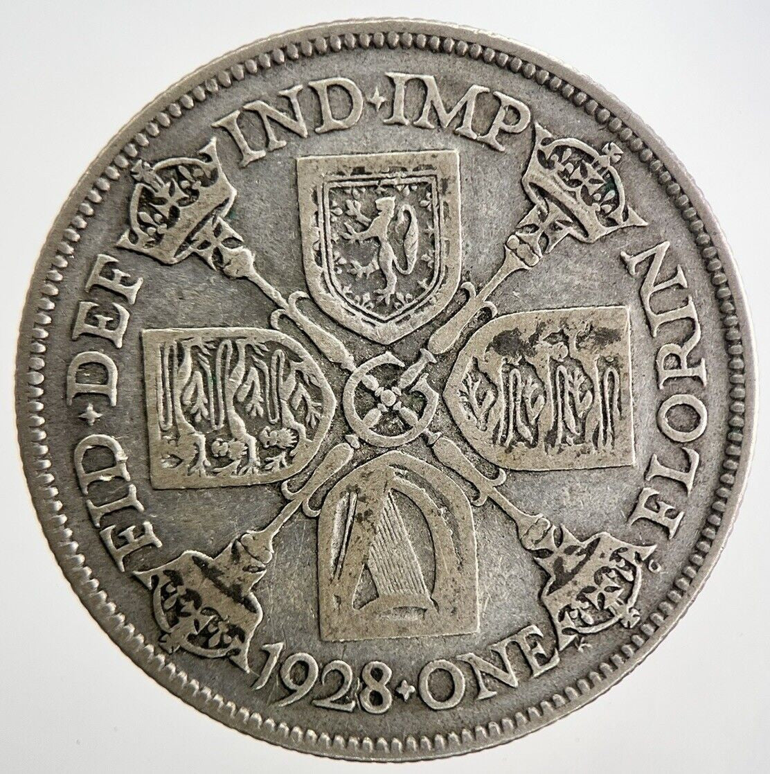 1928 George V Florin Silver Coin | Fine Collectable Grade
