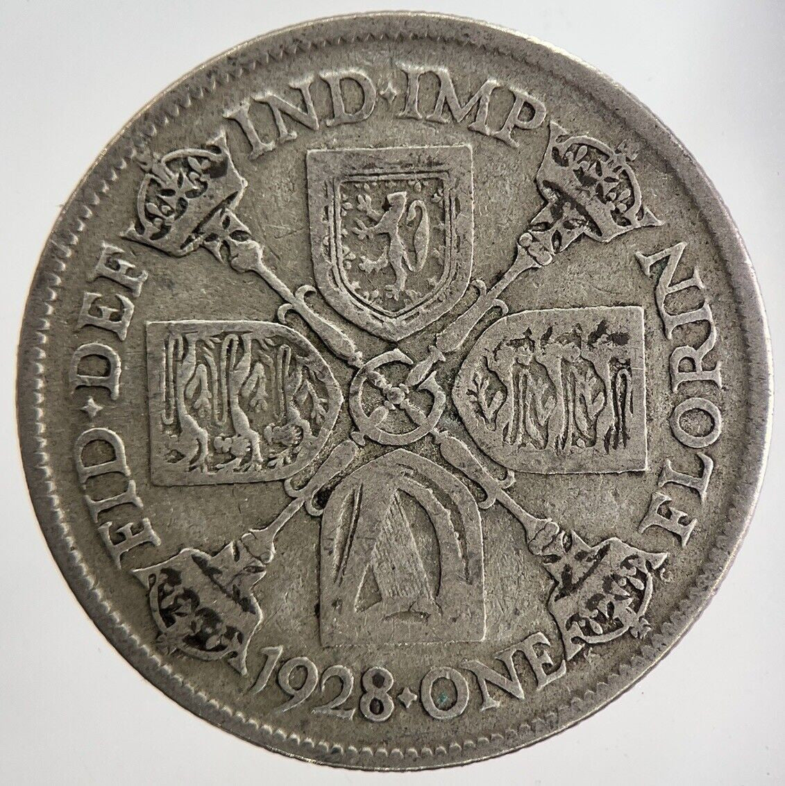 1928 George V Florin Silver Coin | Fine Collectable Grade
