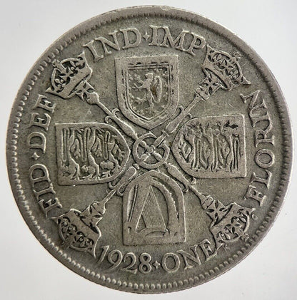 1928 George V Florin Silver Coin | Fine Collectable Grade
