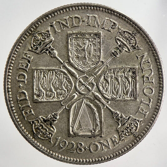 1928 George V Florin Silver Coin | Very High Grade