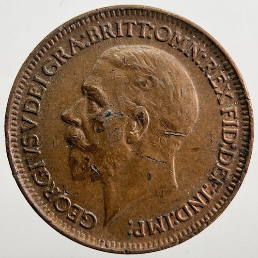 1928 George V Farthing Coin | Very High Grade | a7195