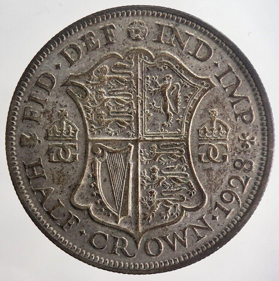 1928 George V Half-Crown Silver Coin | Fine Collectable Grade | a6333