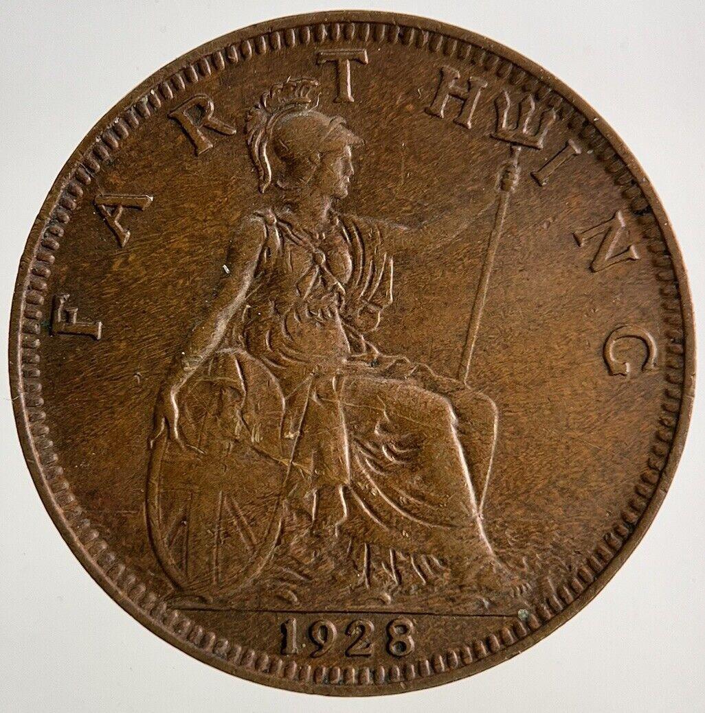 1928 George V Farthing Coin | Very High Grade