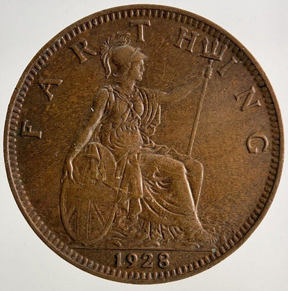1928 George V Farthing Coin | Very High Grade