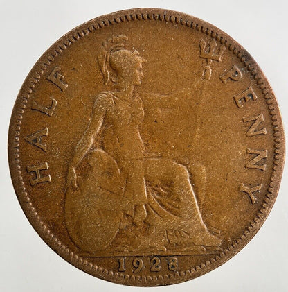 1928 George V Half-Penny Coin | Collectable Grade
