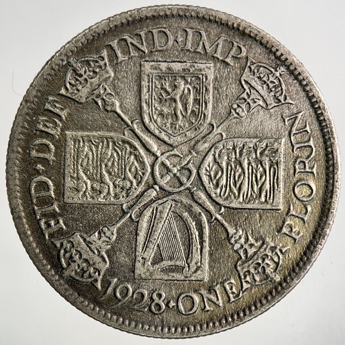 1928 George V Florin Silver Coin | Fine Collectable Grade