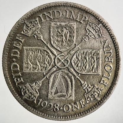 1928 George V Florin Silver Coin | Fine Collectable Grade