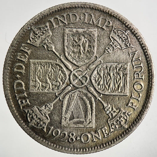 1928 George V Florin Silver Coin | Fine Collectable Grade