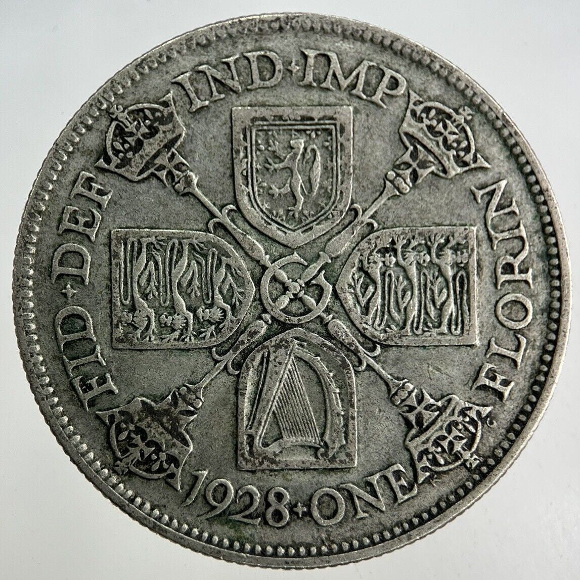 1928 George V Florin Silver Coin | Fine Collectable Grade