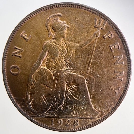 1928 George V One Penny Coin | Fine Collectable Grade
