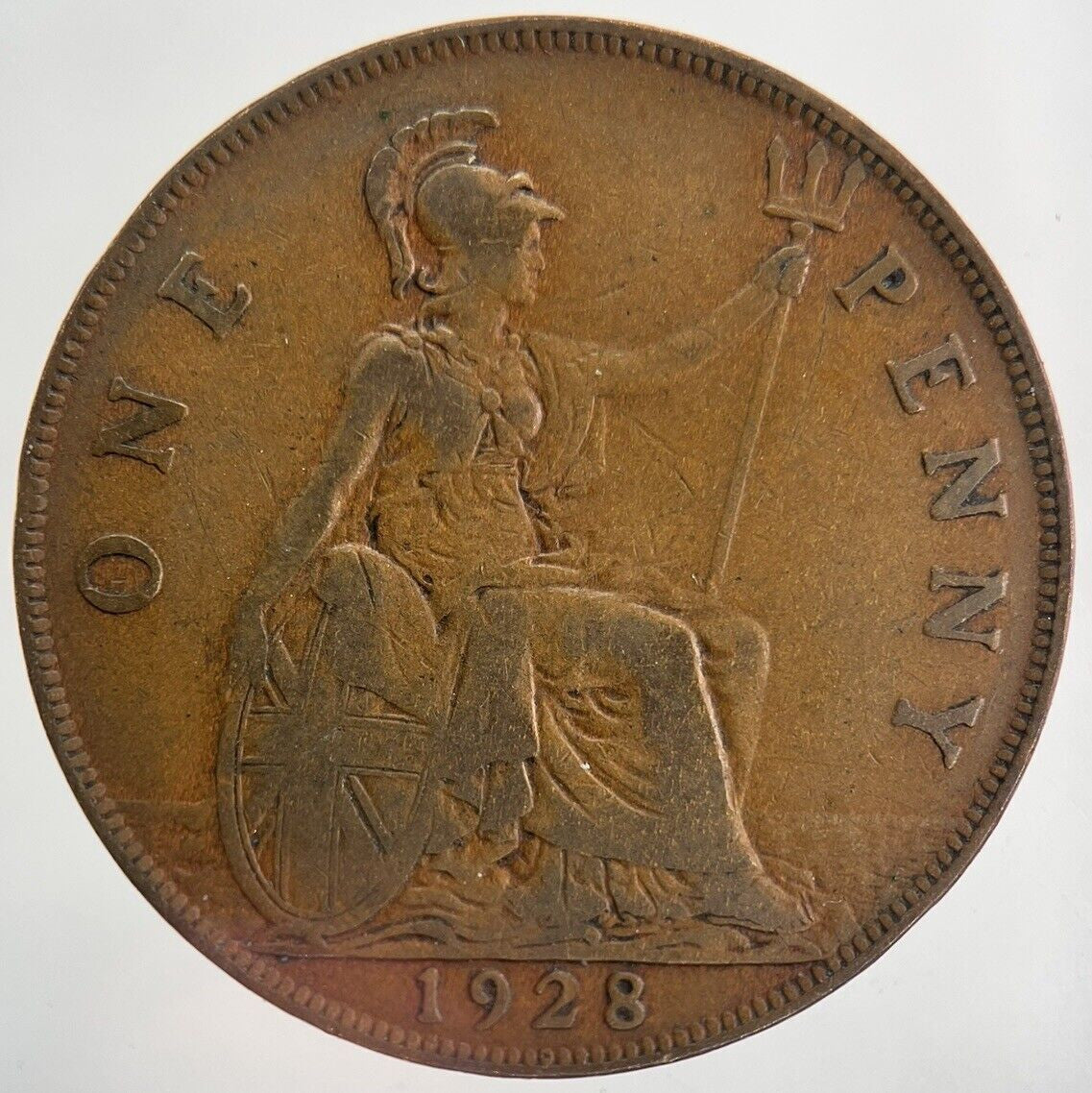 1928 George V One Penny Coin | Fine Collectable Grade