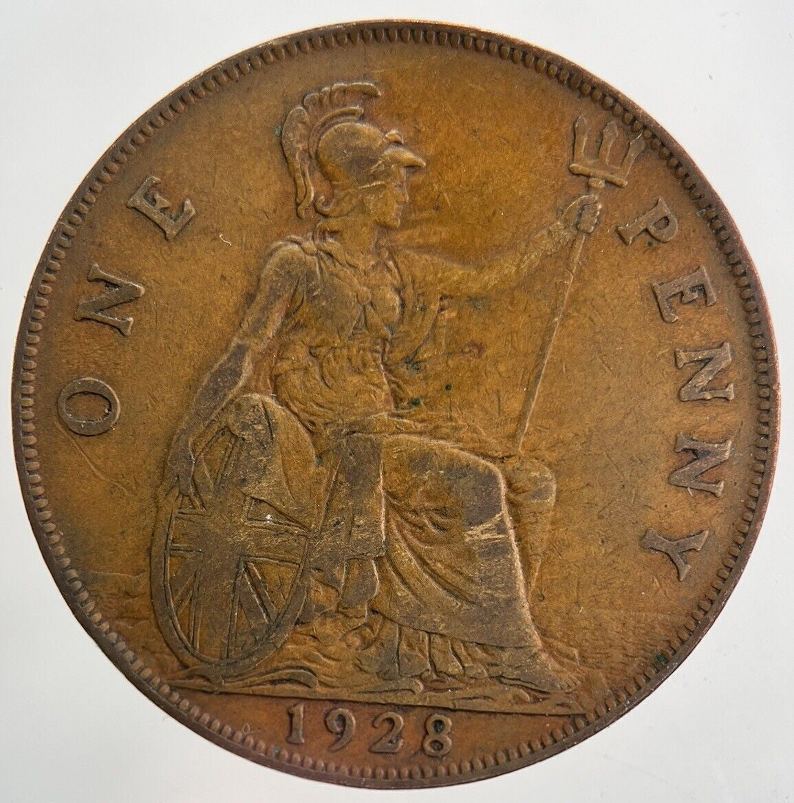 1928 George V One Penny Coin | Fine Collectable Grade