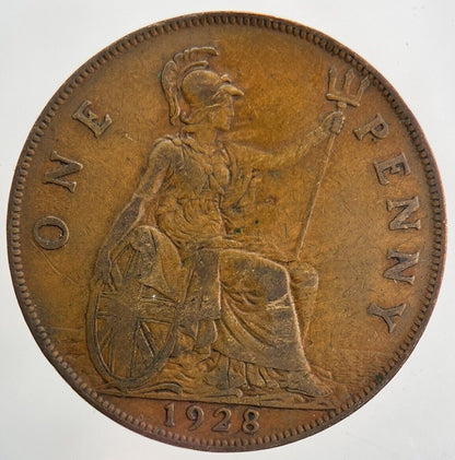 1928 George V One Penny Coin | Fine Collectable Grade
