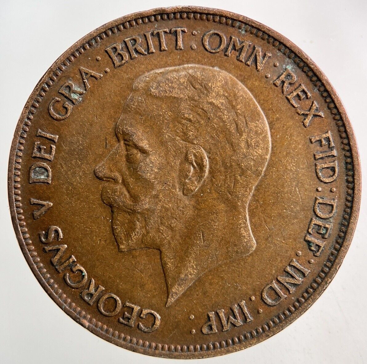 1928 George V One Penny Coin | Fine Collectable Grade