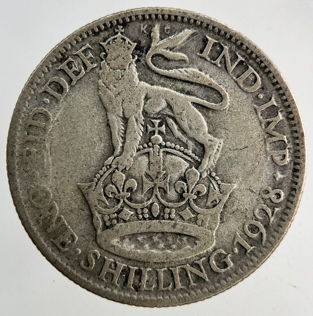 1928 George V Shilling Silver Coin | Collectable Grade