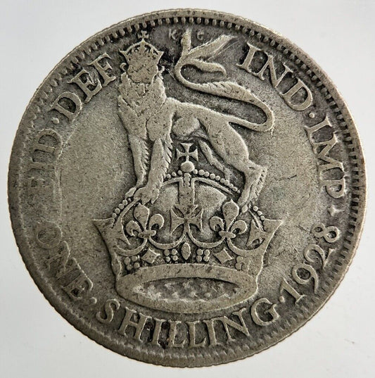 1928 George V Shilling Silver Coin | Collectable Grade