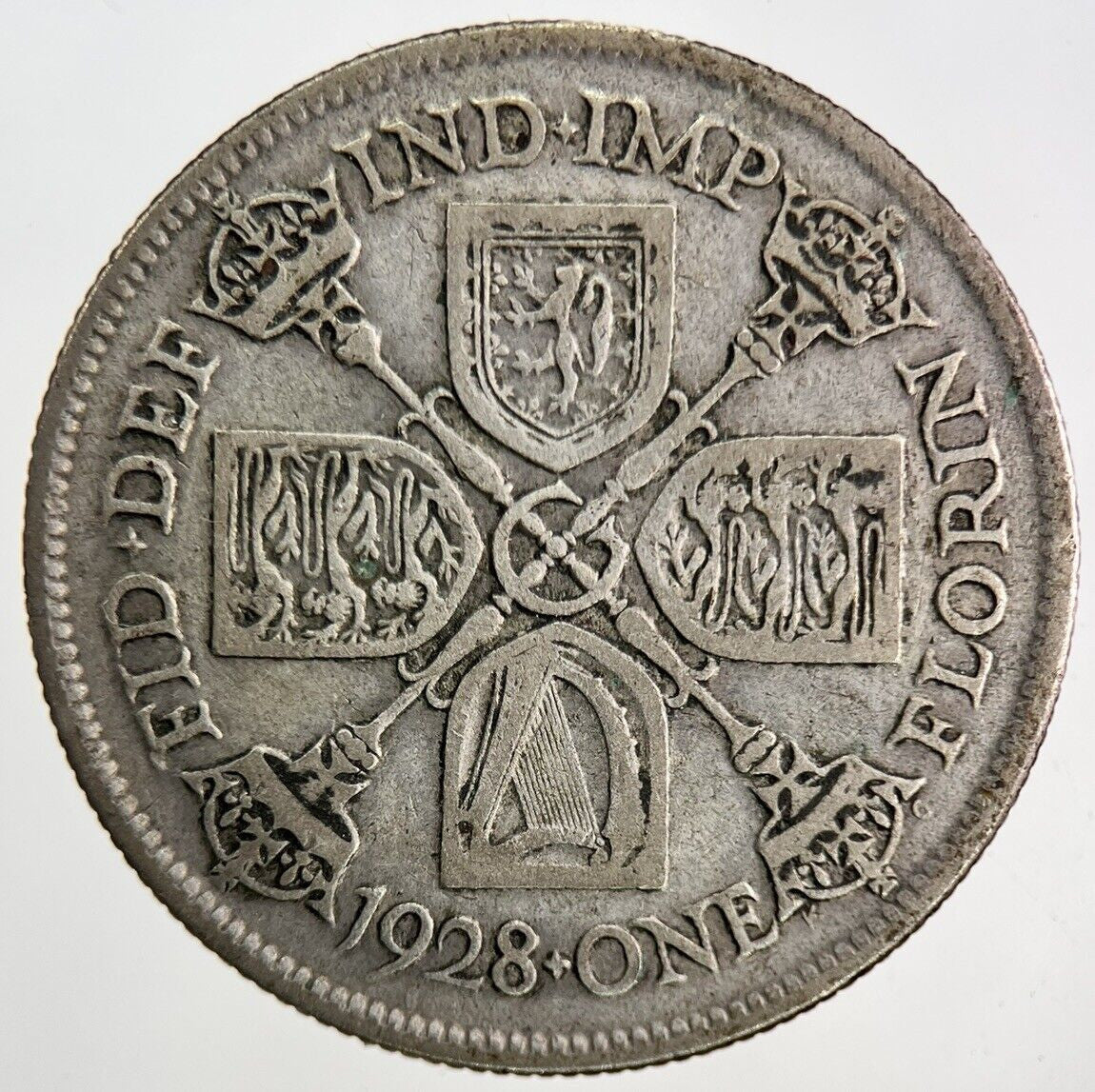 1928 George V Silver Florin Coin | Collectable Grade
