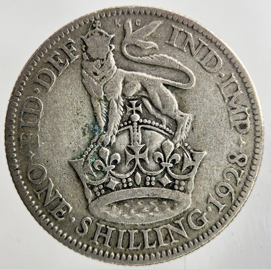 1928 George V Shilling Silver Coin | Collectable Grade