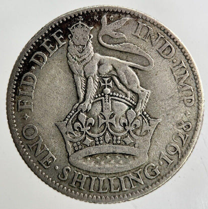 1928 George V Shilling Silver Coin | Collectable Grade