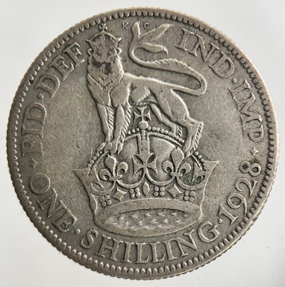 1928 George V Shilling Silver Coin | Collectable Grade