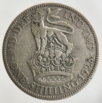 1928 George V Shilling Silver Coin | Collectable Grade