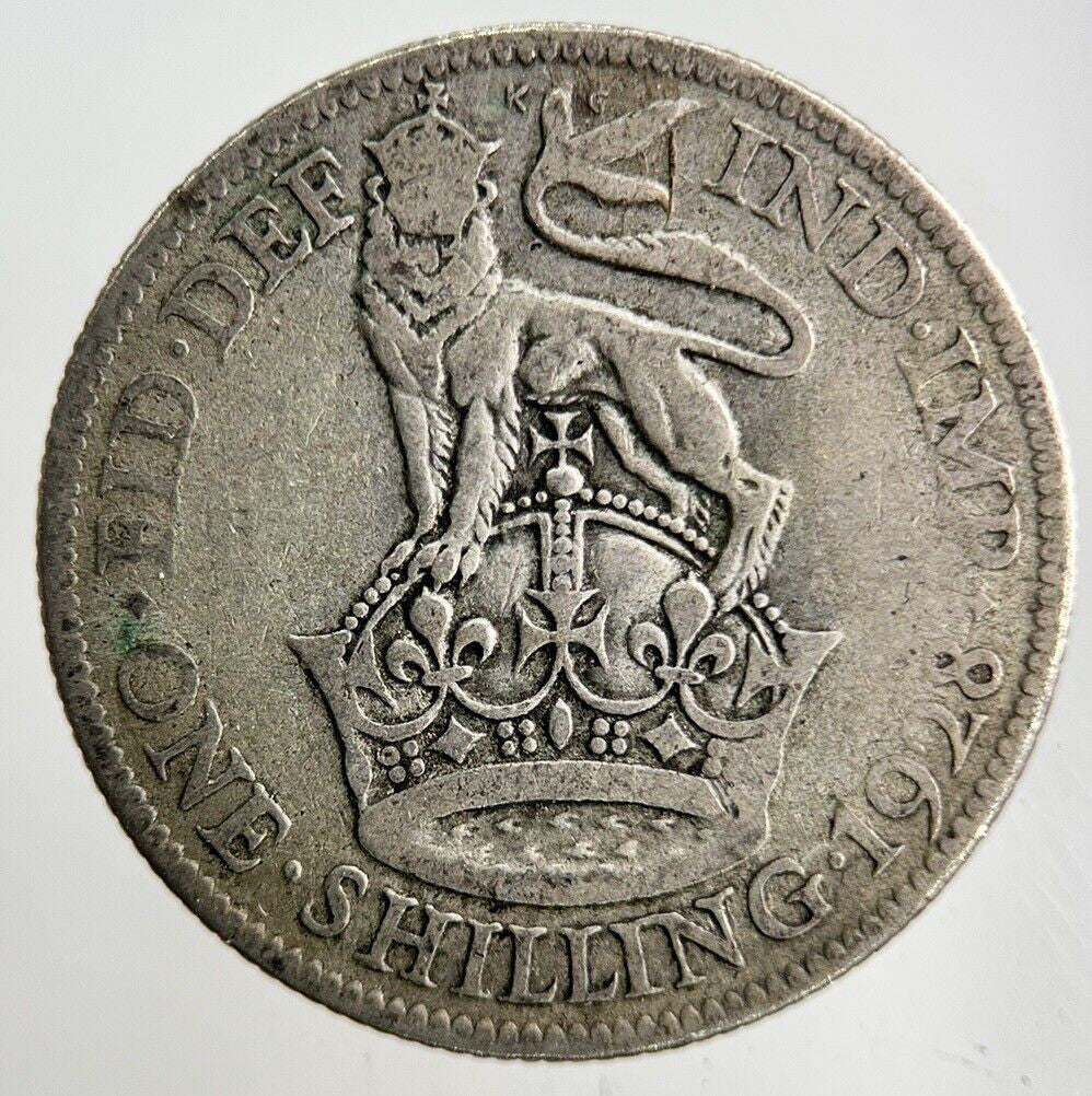 1928 George V Shilling Silver Coin | Fair Grade