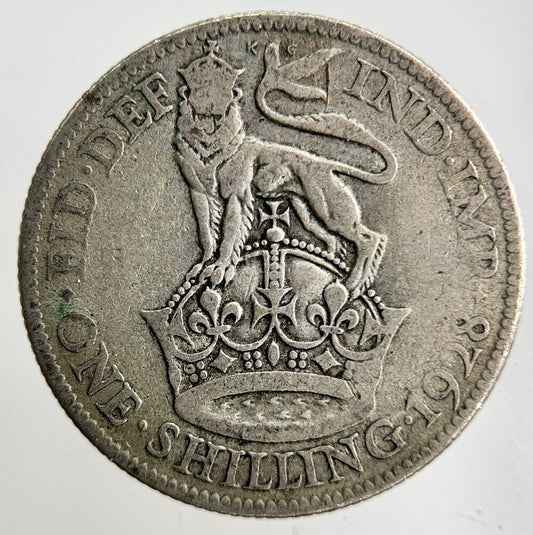 1928 George V Shilling Silver Coin | Fair Grade