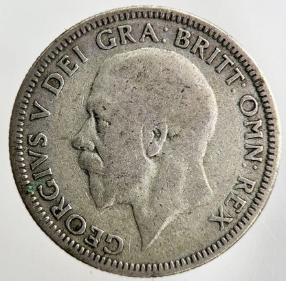 1928 George V Shilling Silver Coin | Fair Grade