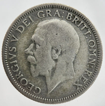 1928 George V Shilling Silver Coin | Fair Grade