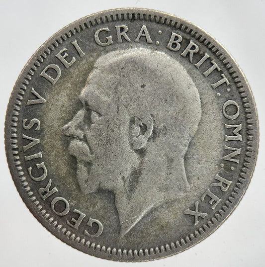 1928 George V Shilling Silver Coin | Fair Grade