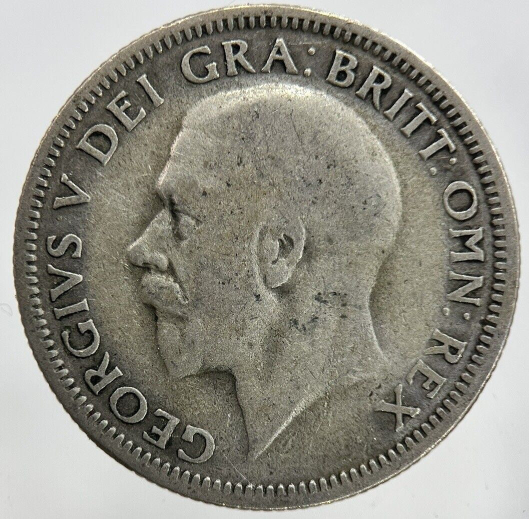 1928 George V Shilling Silver Coin | Fair Grade