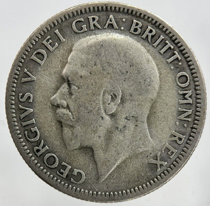 1928 George V Shilling Silver Coin | Fair Grade