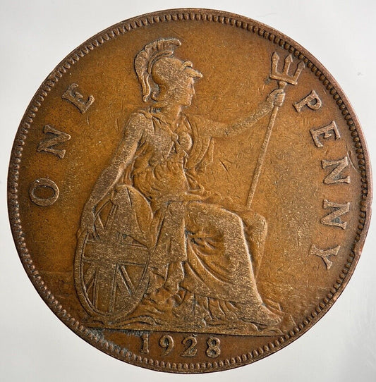 1928 George V One Penny Coin | Fine Collectable Grade