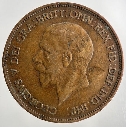 1928 George V One Penny Coin | Fine Collectable Grade