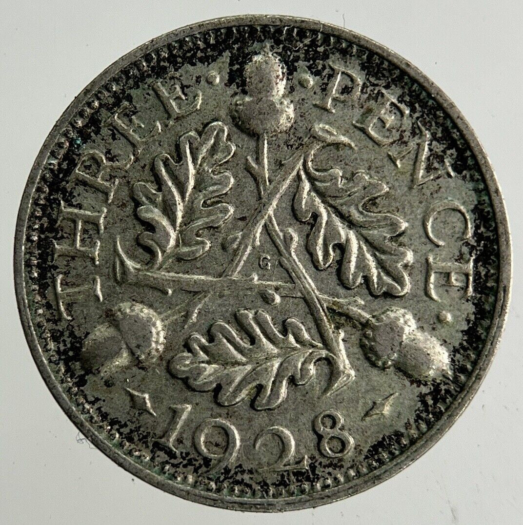 1928 George V Threepence Silver Coin | Collectable Grade