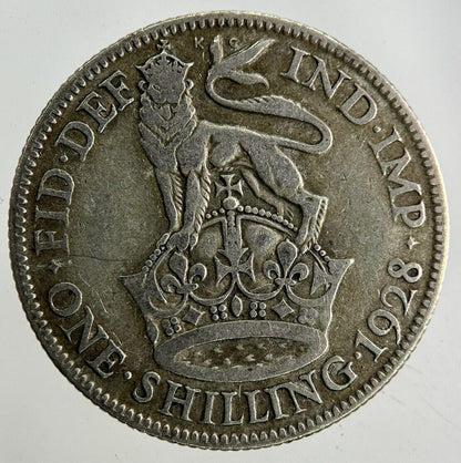 1928 George V Shilling Silver Coin | Collectable Grade