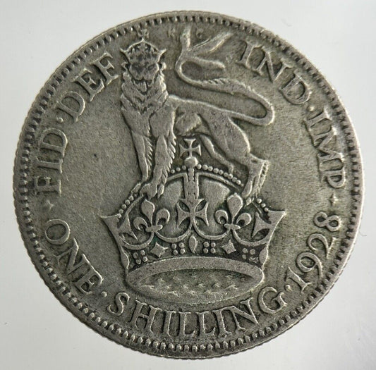 1928 George V Shilling Silver Coin | Collectable Grade
