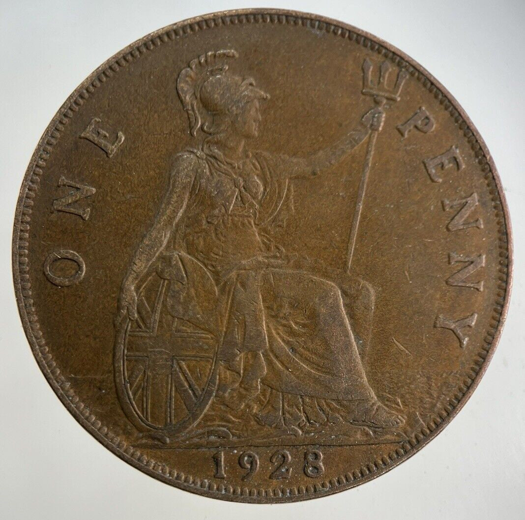 1928 George V One Penny Coin | Fine Collectable Grade