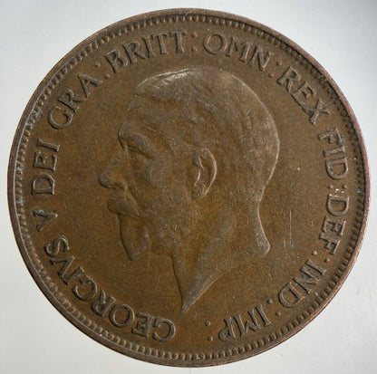 1928 George V One Penny Coin | Fine Collectable Grade