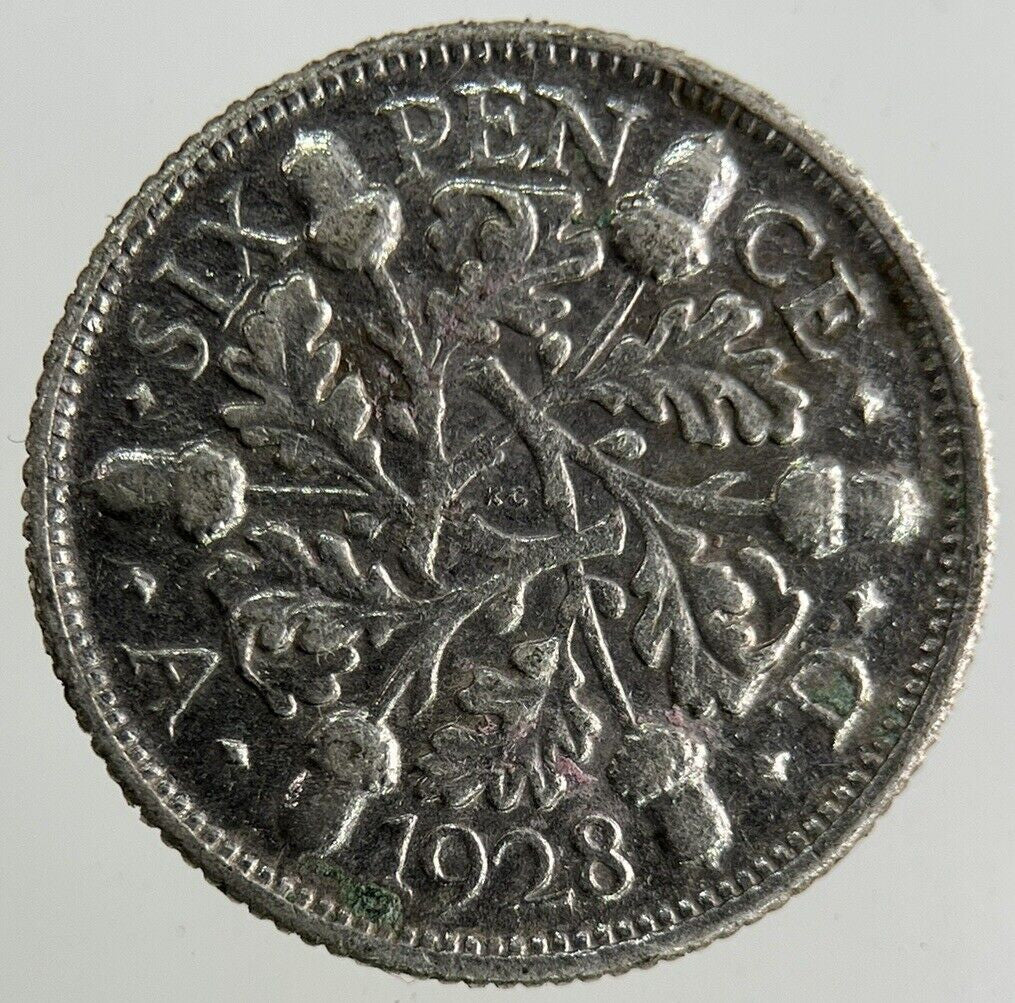 1928 George V Sixpence Silver Coin | Collectable Grade