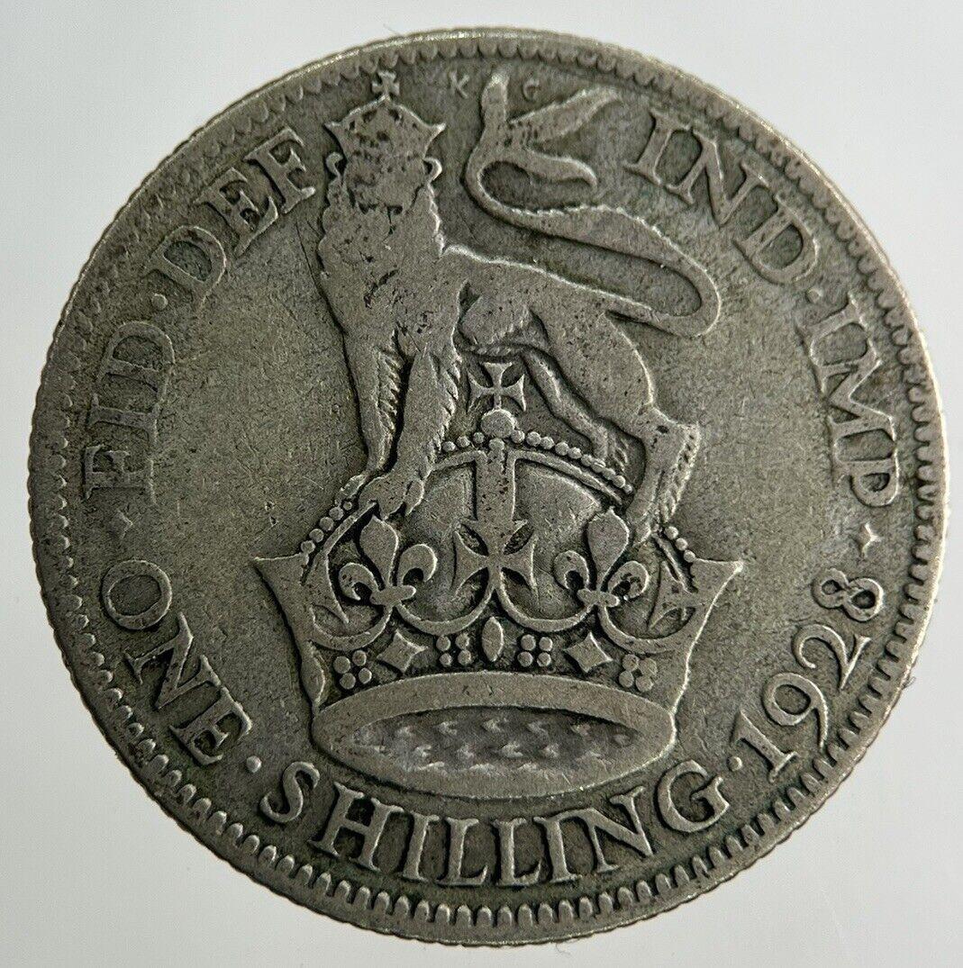 1928 George V Shilling Silver Coin | Collectable Grade